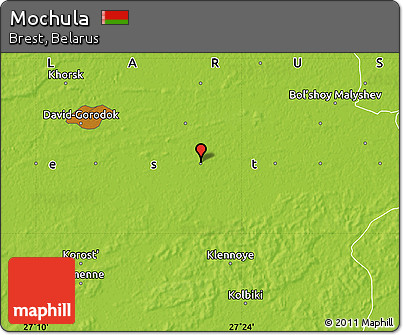 Physical Map of Mochula