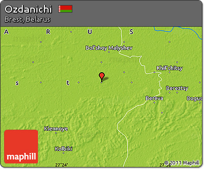 Physical Map of Ozdanichi