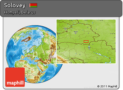 Physical Location Map of Solovey