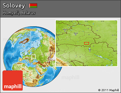 Physical Location Map of Solovey