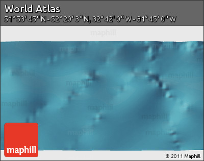 Satellite 3D Map of the Area around 52° 6' 54" N, 32° 13' 30" W