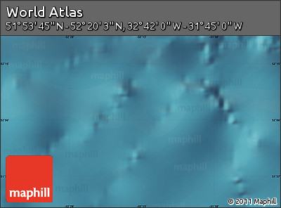 Satellite Map of the Area around 52° 6' 54" N, 32° 13' 30" W