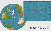 Satellite Location Map of the area around 52° 6' 54" N, 38° 10' 29" W
