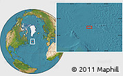 Satellite Location Map of the area around 52° 6' 54" N, 43° 16' 29" W