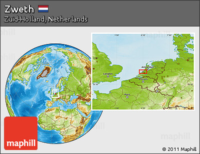 Physical Location Map of Zweth