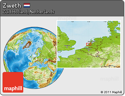 Physical Location Map of Zweth