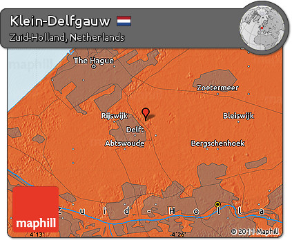 Political Map of Klein-Delfgauw