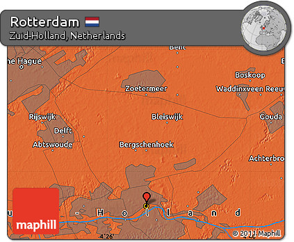 Political Map of Rotterdam