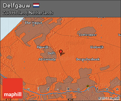 Political Map of Delfgauw