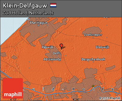 Political Map of Klein-Delfgauw