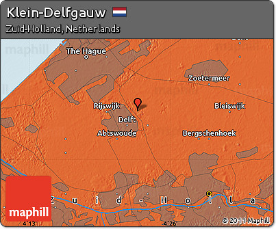 Political Map of Klein-Delfgauw