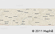 Shaded Relief Panoramic Map of Karinovka