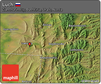 Satellite 3D Map of Luch