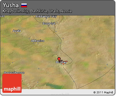 Satellite 3D Map of Yusha