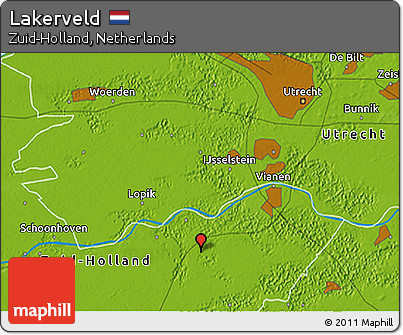 Physical 3D Map of Lakerveld