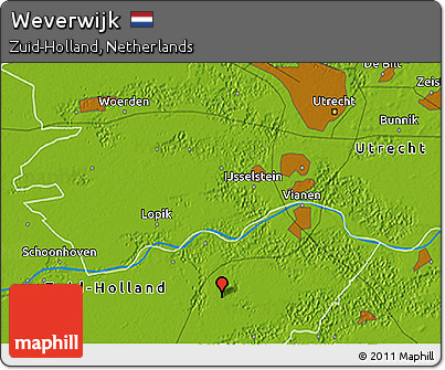 Physical 3D Map of Weverwijk
