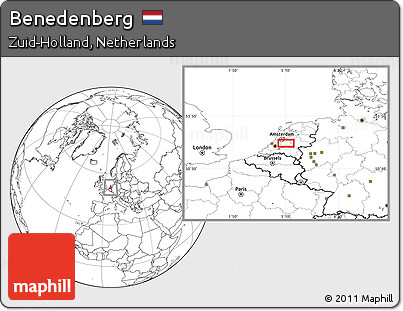 Blank Location Map of Benedenberg