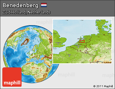 Physical Location Map of Benedenberg