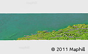 Satellite Panoramic Map of the area around 52° 6' 54" N, 5° 1' 30" W