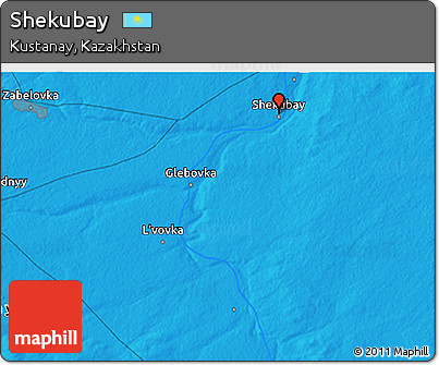 Political 3D Map of Shekubay