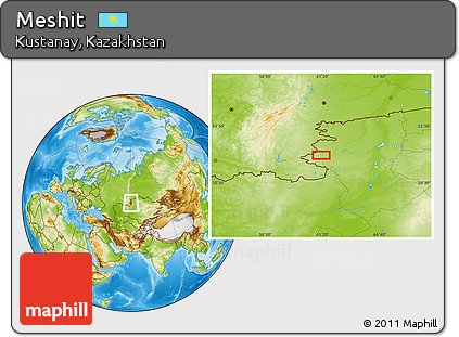 Physical Location Map of Meshit