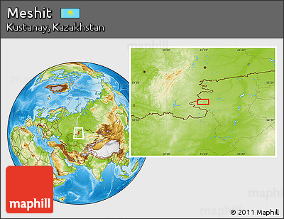 Physical Location Map of Meshit