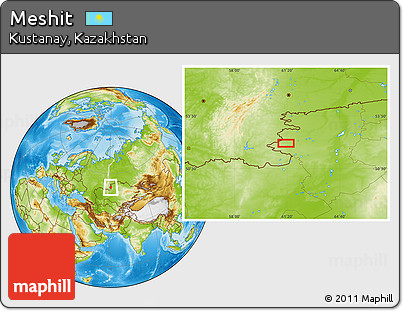 Physical Location Map of Meshit