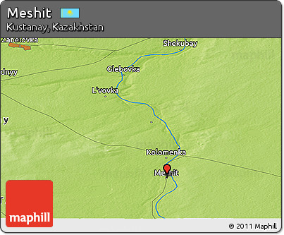 Physical Panoramic Map of Meshit