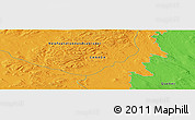 Political Panoramic Map of the area around 52° 6' 54" N, 64° 31' 30" W