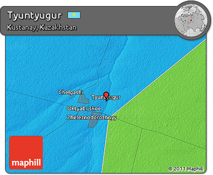 Political Map of Tyuntyugur