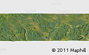 Satellite Panoramic Map of the area around 52° 6' 54" N, 66° 13' 29" W