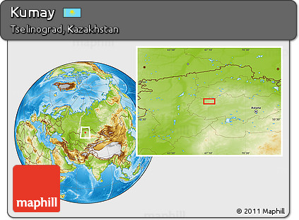 Physical Location Map of Kumay