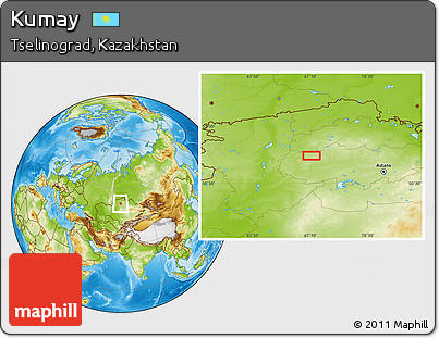 Physical Location Map of Kumay