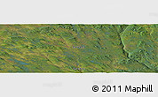 Satellite Panoramic Map of the area around 52° 6' 54" N, 67° 4' 29" W