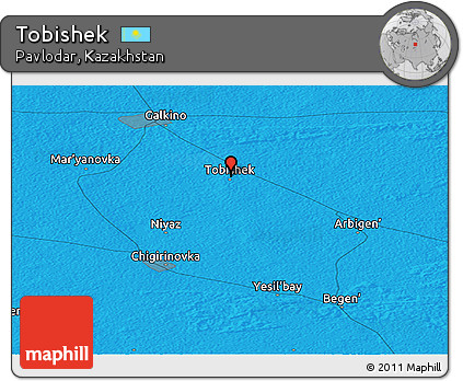 Political Panoramic Map of Tobishek
