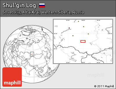 Blank Location Map of Shul'gin Log