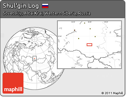 Blank Location Map of Shul'gin Log