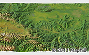 Satellite 3D Map of the area around 52° 6' 54" N, 96° 7' 30" E