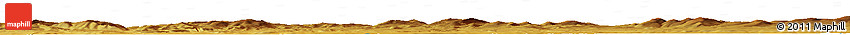 Physical Horizon Map of the Area around 52° 6' 54" N, 96° 58' 29" E