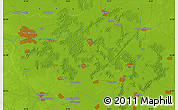 Physical Map of Paston