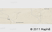 Shaded Relief Panoramic Map of the area around 52° 30' 23" N, 101° 55' 30" W