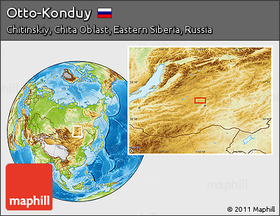 Physical Location Map of Otto-Konduy