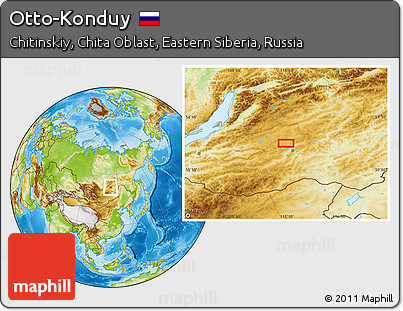 Physical Location Map of Otto-Konduy