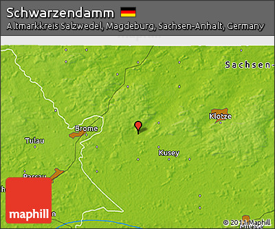 Physical 3D Map of Schwarzendamm