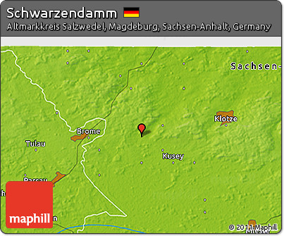 Physical 3D Map of Schwarzendamm