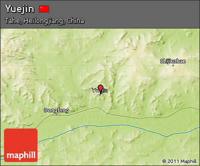 Physical Map of Yuejin