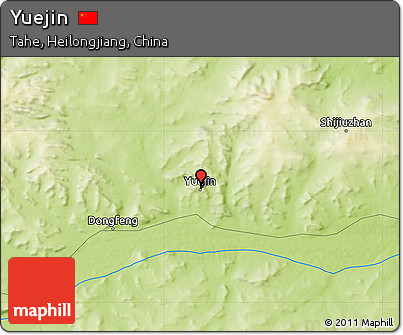 Physical Map of Yuejin