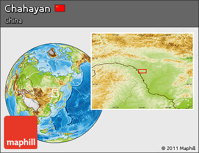 Physical Location Map of Chahayan