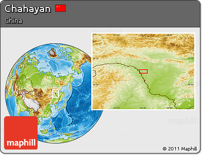 Physical Location Map of Chahayan