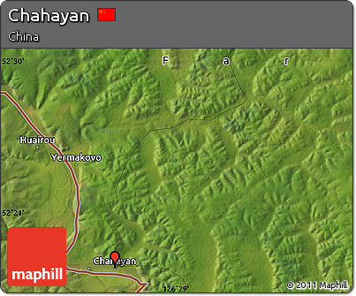 Satellite Map of Chahayan